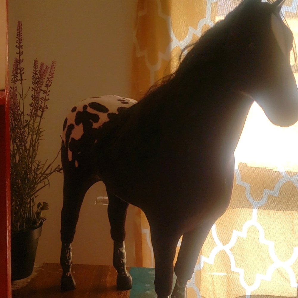 Black American girl doll mare